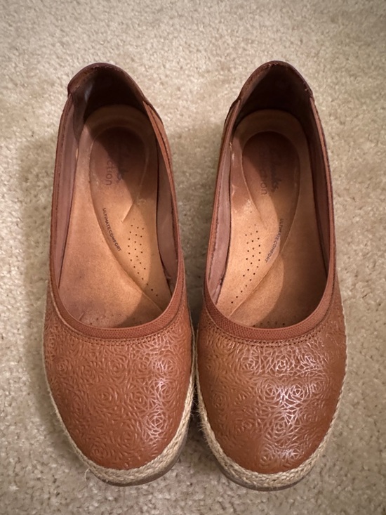 Clarks Shoes - Clarks Women’s Elaina Rae Flats - Wide Width